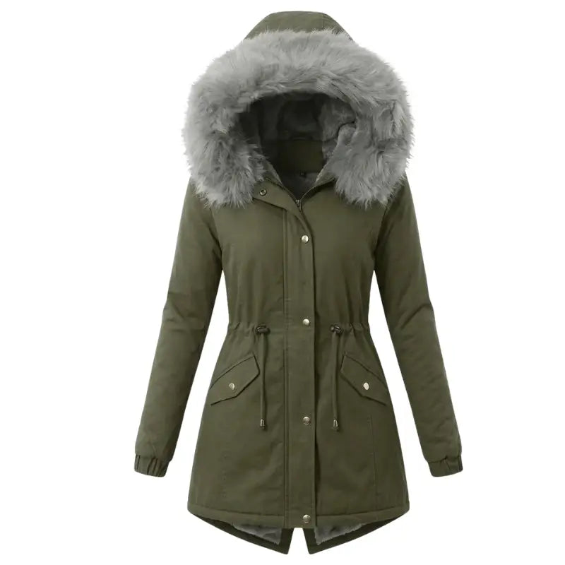 Parka femme militaire