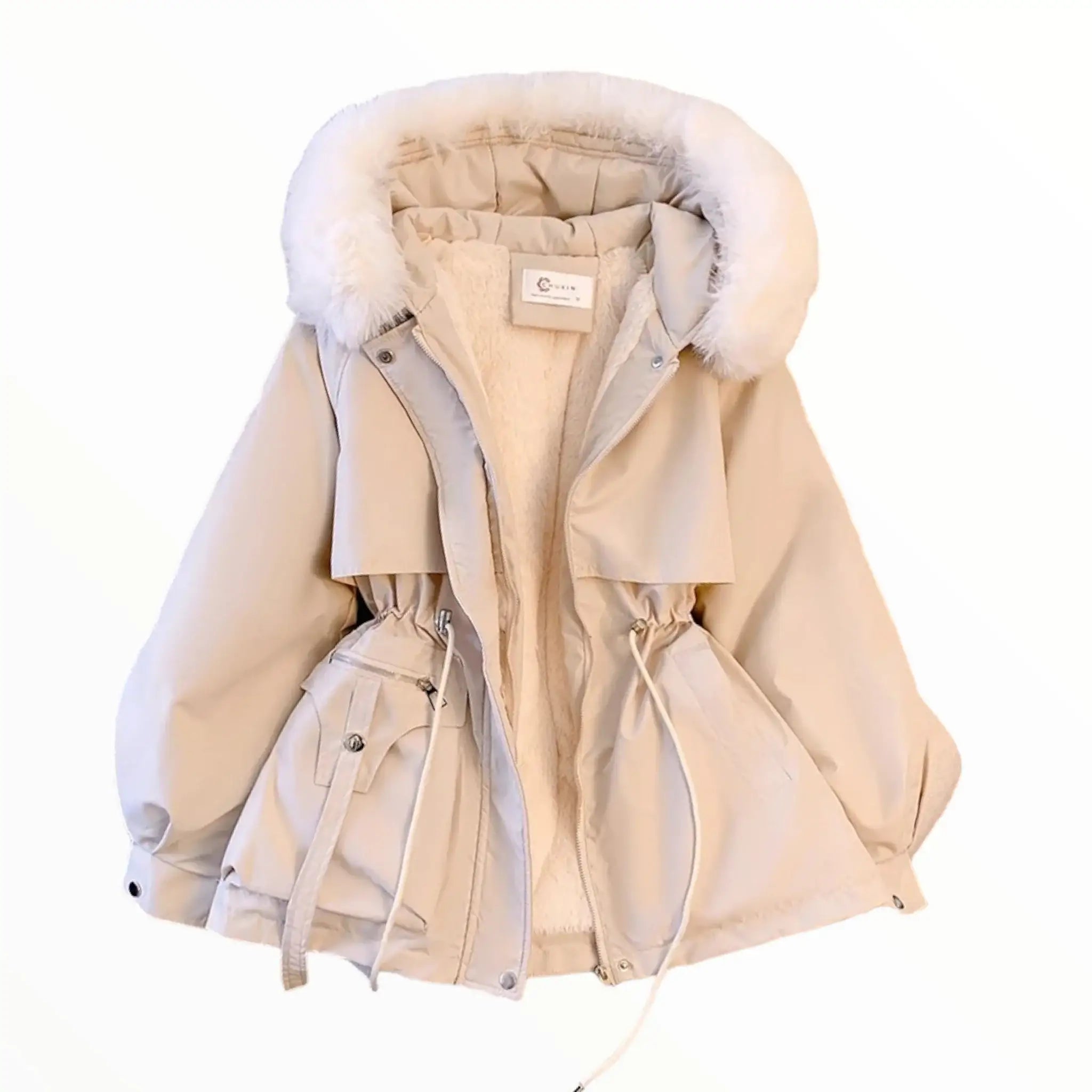 Parka femme militaire elegante