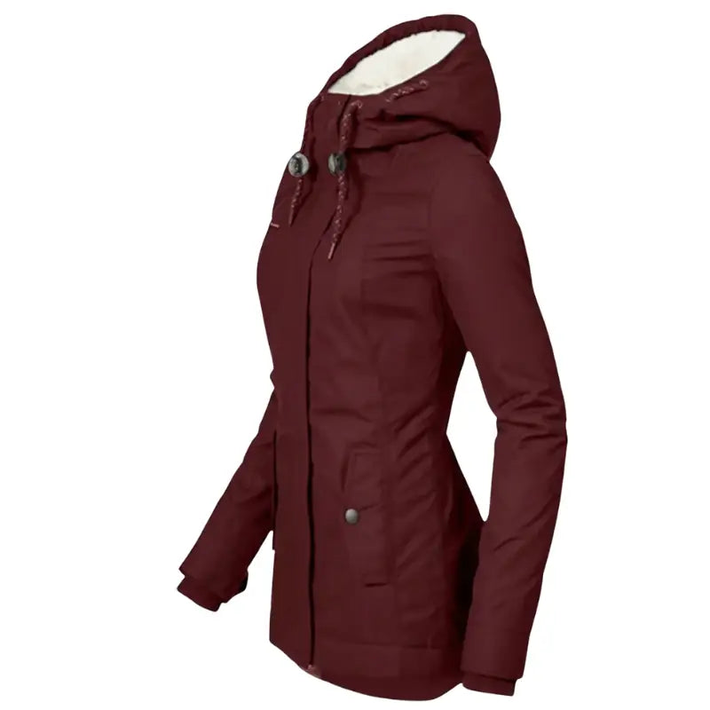 Parka femme militaire avec fourrure