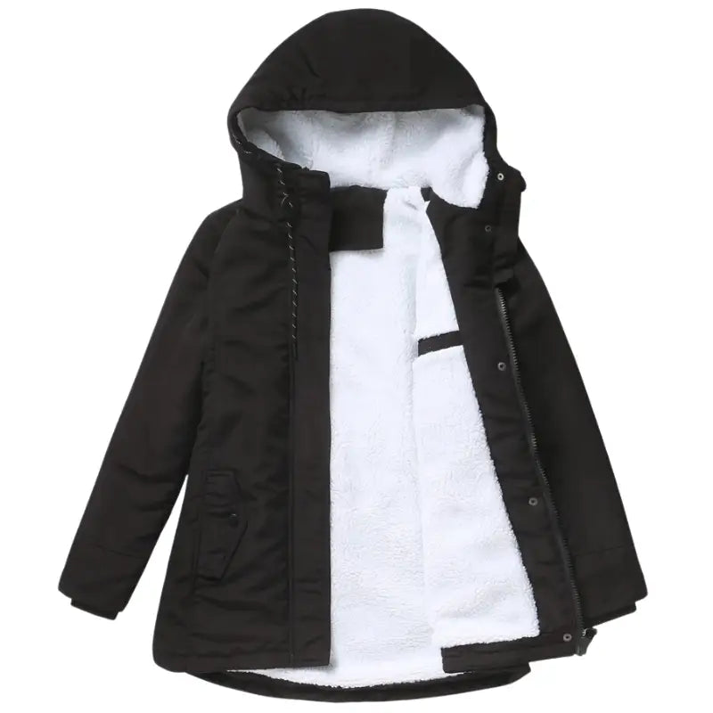 Parka femme militaire avec fourrure