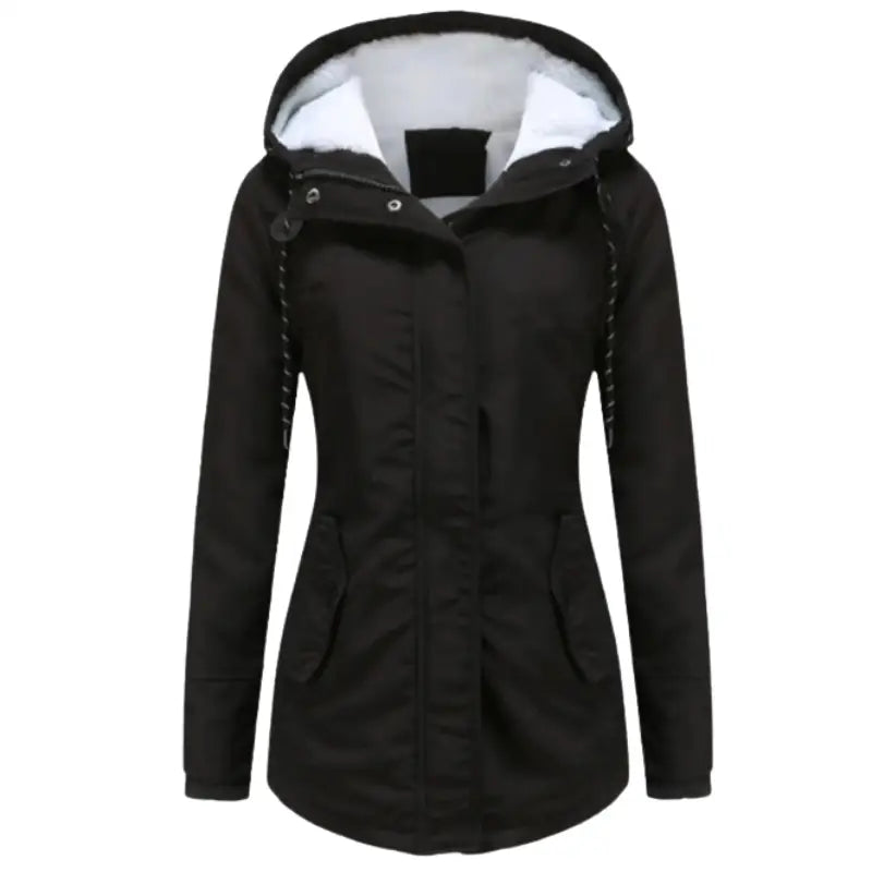 Parka femme militaire avec fourrure