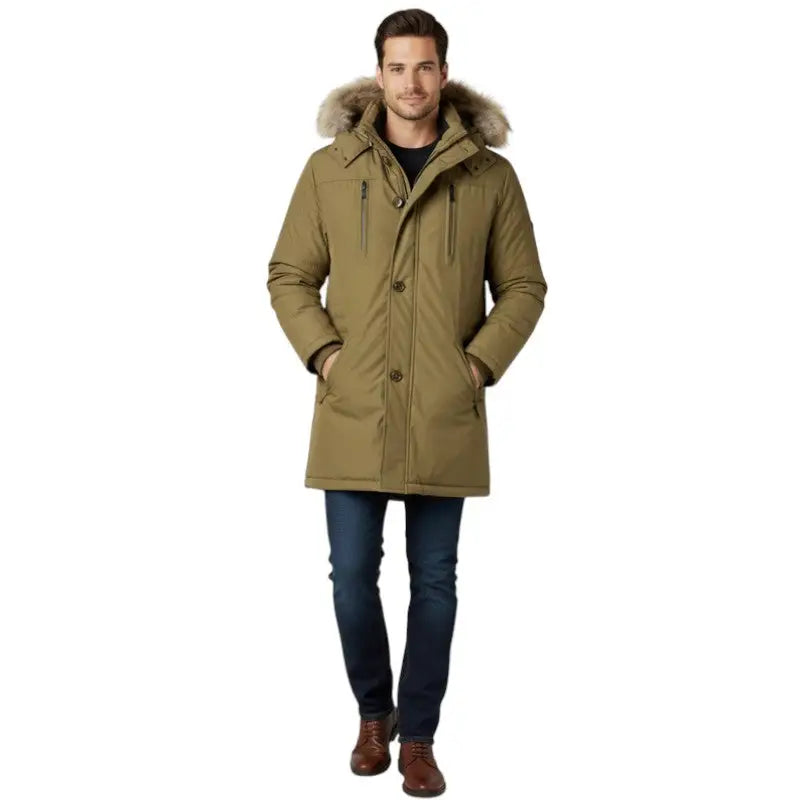 Parka fourrure grand froid