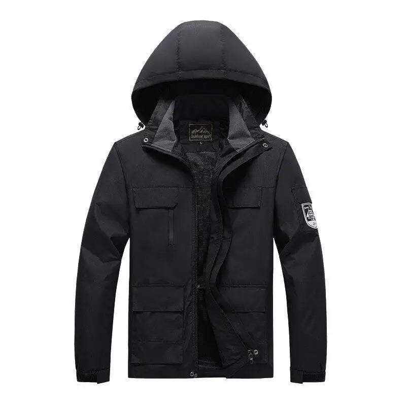 Parka homme vert militaire