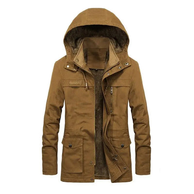PARKA MILITAIRE - CAPUCHE EN FOURRURE