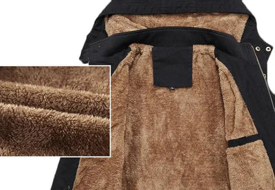 PARKA MILITAIRE - CAPUCHE EN FOURRURE