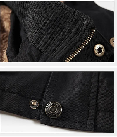 PARKA MILITAIRE - CAPUCHE EN FOURRURE