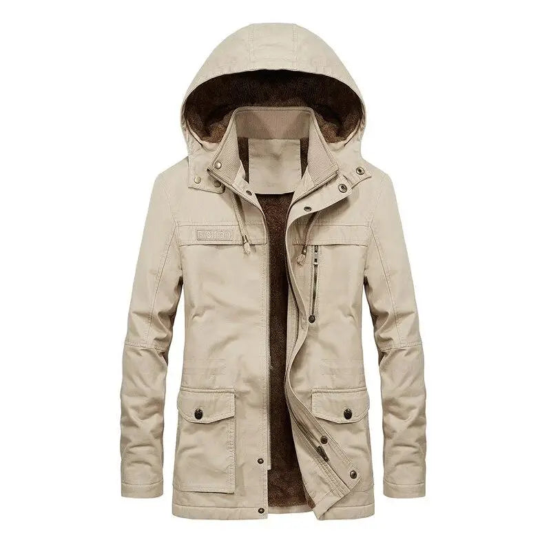PARKA MILITAIRE - CAPUCHE EN FOURRURE