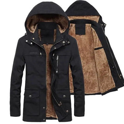 PARKA MILITAIRE - CAPUCHE EN FOURRURE