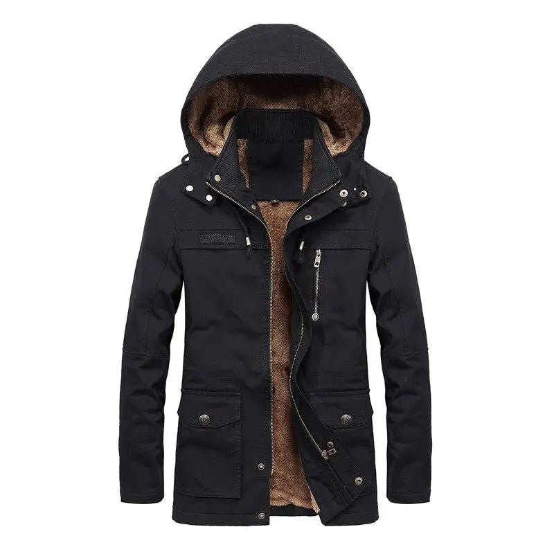 PARKA MILITAIRE - CAPUCHE EN FOURRURE