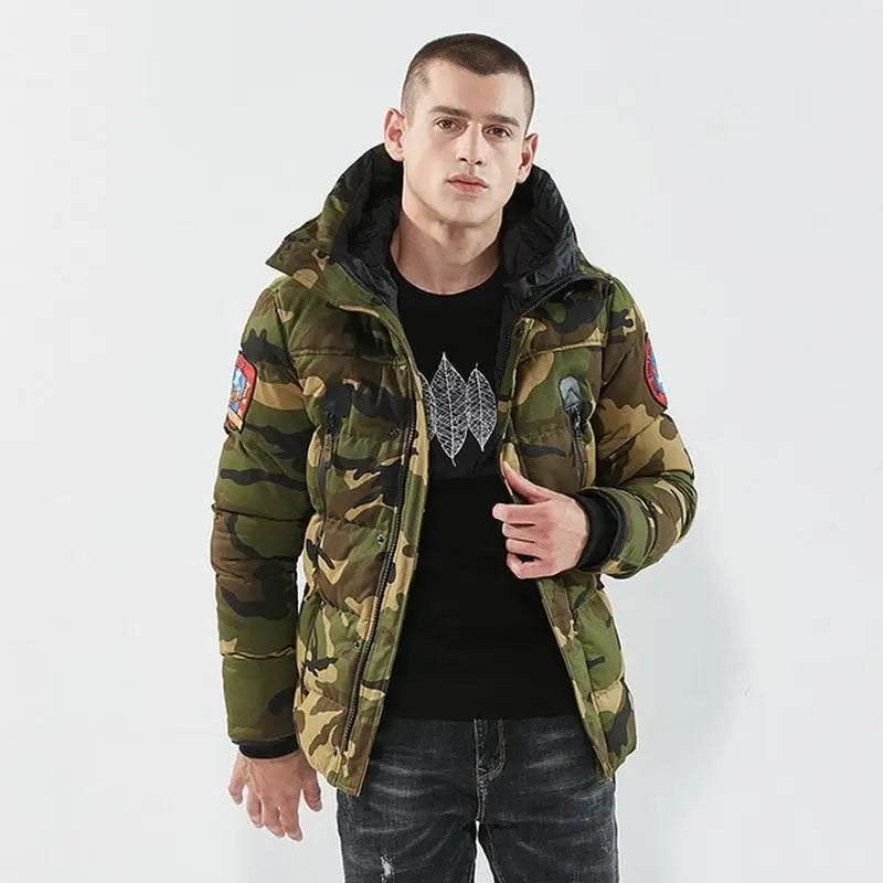 PARKA MILITAIRE - MODÈLE POUR HOMME