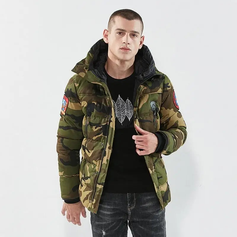 PARKA MILITAIRE - MODÈLE POUR HOMME