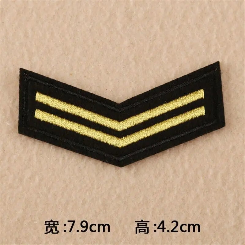 PATCH GRADE MILITAIRE