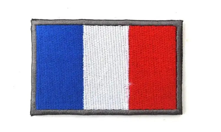 PATCH MILITAIRE - DRAPEAU BRODÉ