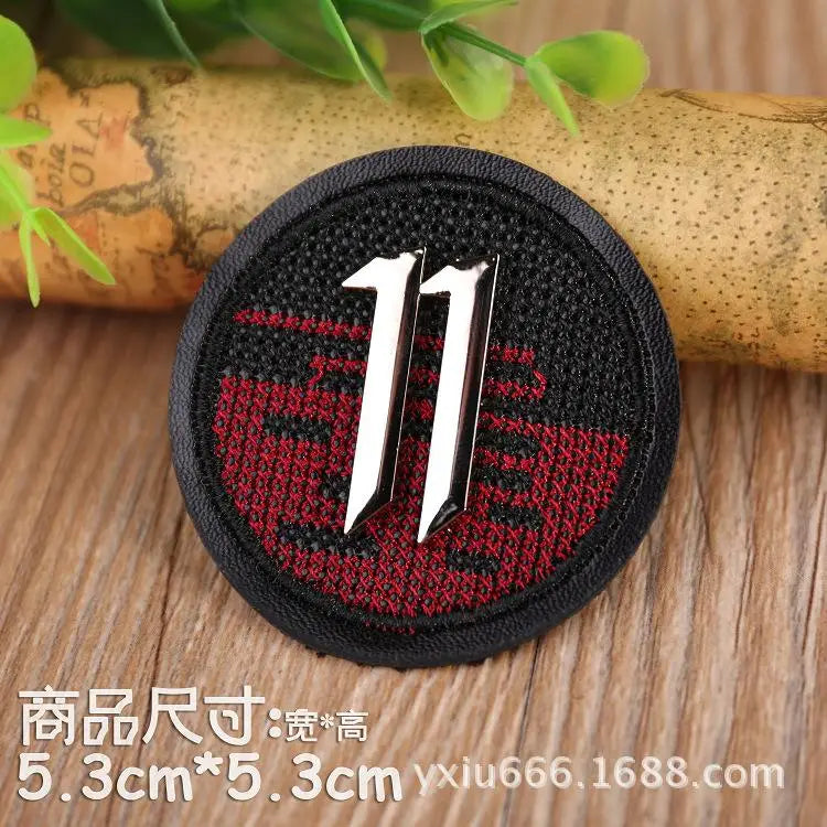 PATCH MILITAIRE AVEC MOTIF D’ALLIAGE