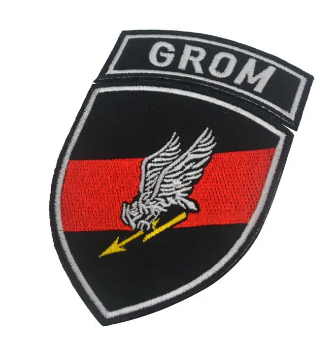 Patch militaire velcro brodé parachutiste