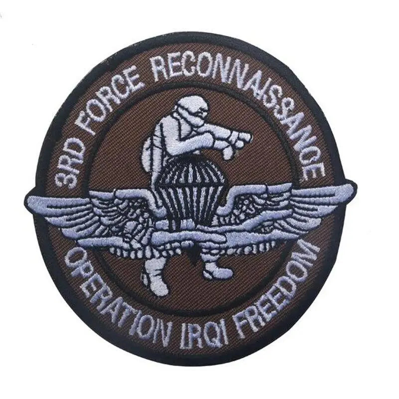 Patch militaire velcro brodé parachutiste