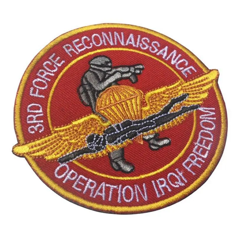 Patch militaire velcro brodé parachutiste