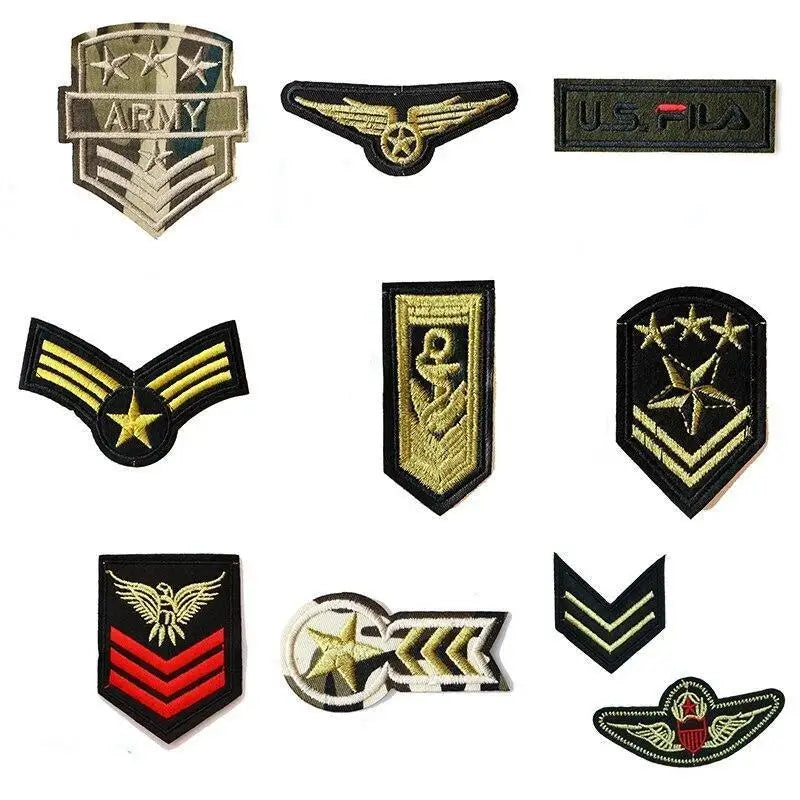 Patchs de badges militaires tactiques pour veste et casquette, drapeau français  brodé Techok, uniforme de l'armée de combat arrière, ref2 - AliExpress