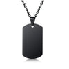 PLAQUE MILITAIRE ACCESSOIRE AVEC GRAVURE (ACIER INOXYDABLE)