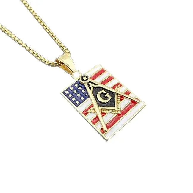 PLAQUE MILITAIRE - PUISSANCE AMÉRICAINE (OR)