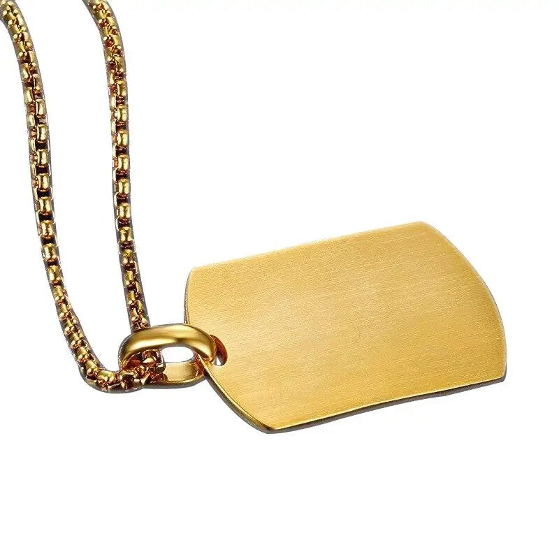 PLAQUE MILITAIRE - PUISSANCE AMÉRICAINE (OR)