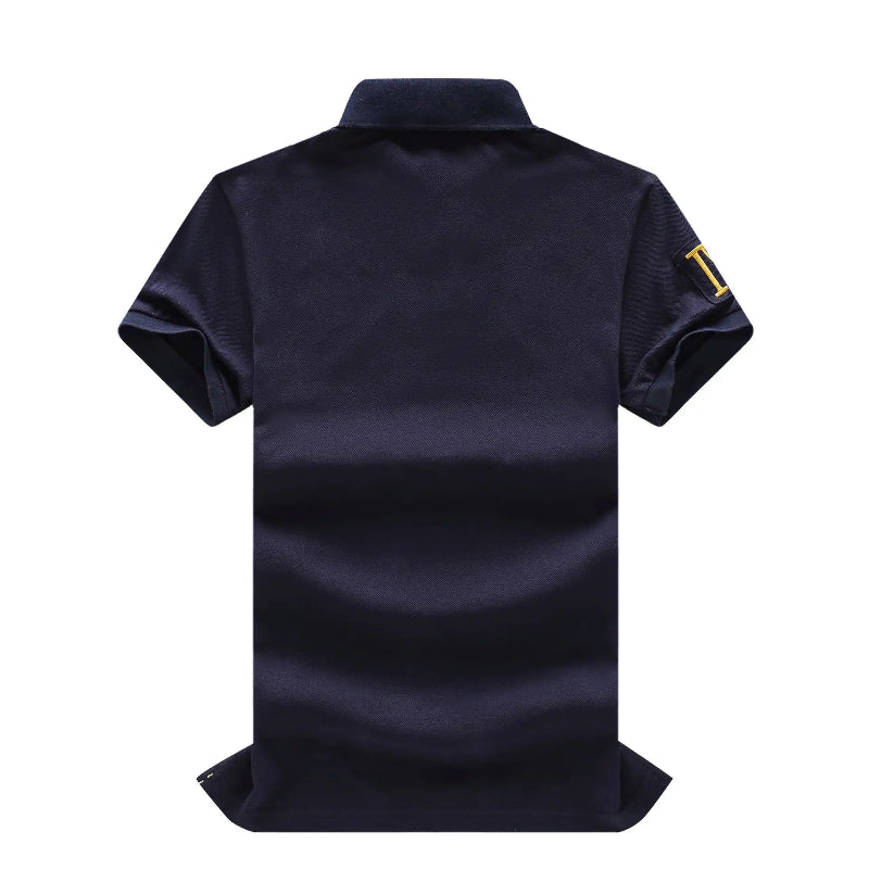 Polo bleu marine police