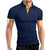 Polo homme bleu marine