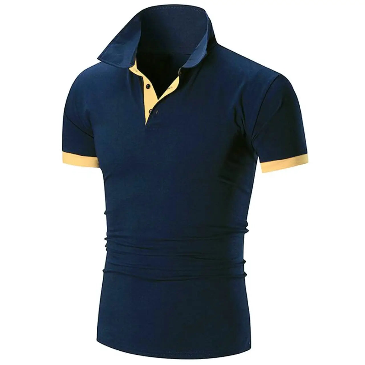 Polo homme bleu marine