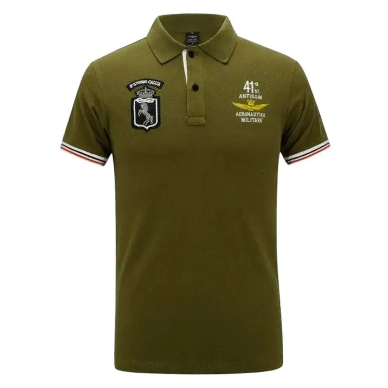 POLO MILITAIRE AVEC EMBLÈME