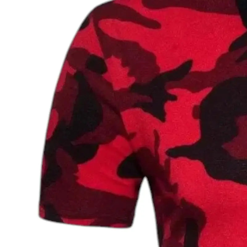 POLO MILITAIRE - CAMOUFLAGE ROUGE