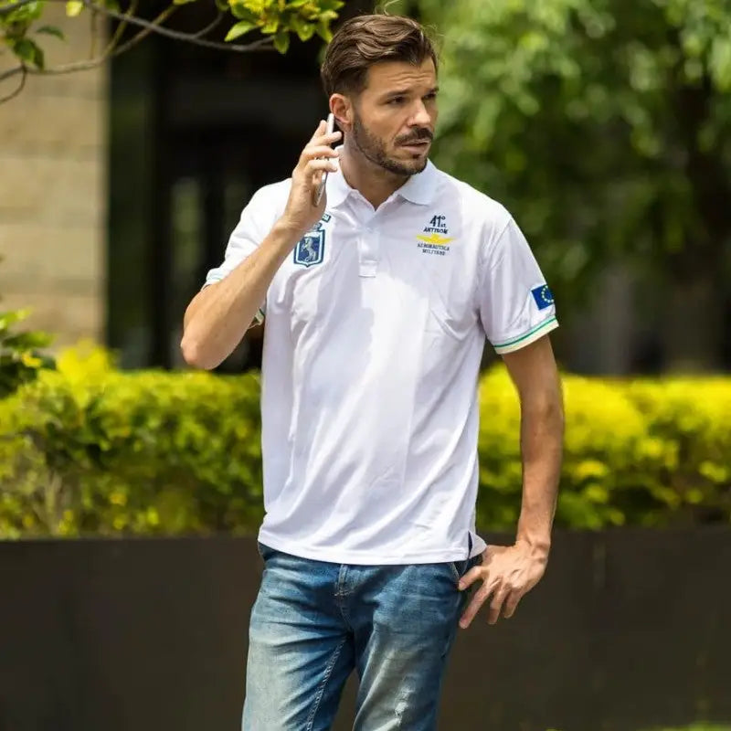 POLO MILITAIRE AVEC EMBLÈME