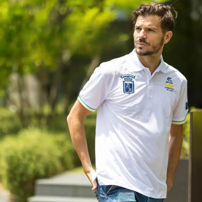 POLO MILITAIRE AVEC EMBLÈME