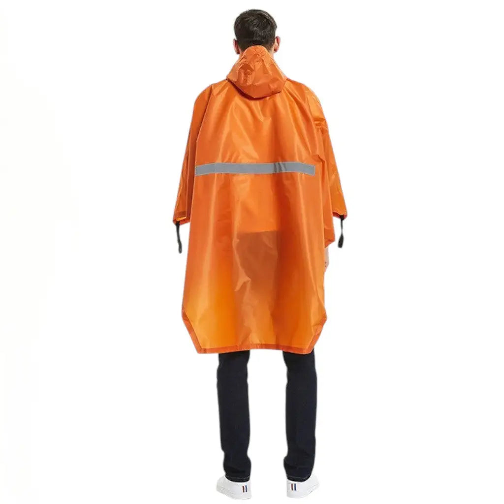 Poncho chasse orange
