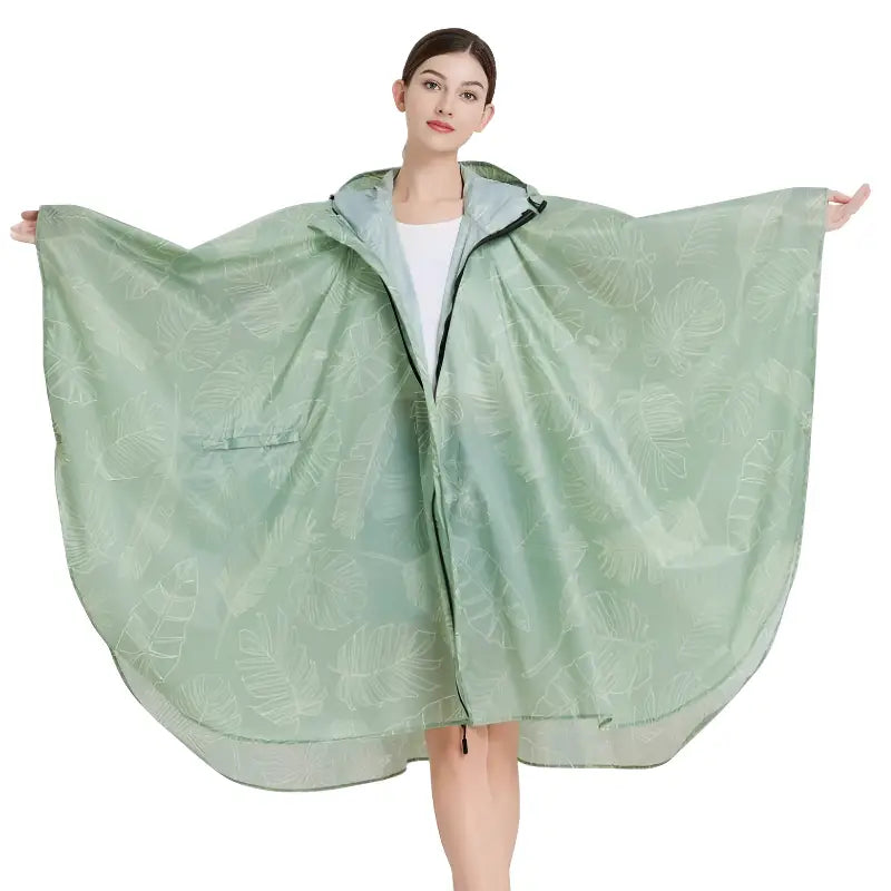Poncho de pluie femme coupe-vent