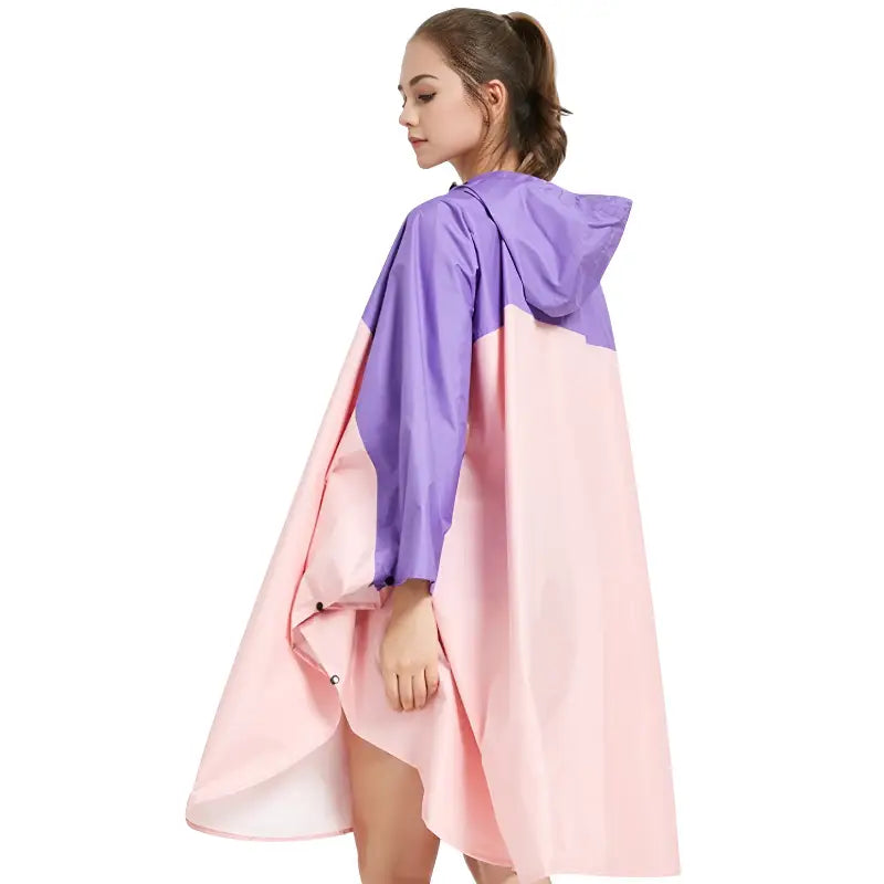 Poncho pluie femme ample