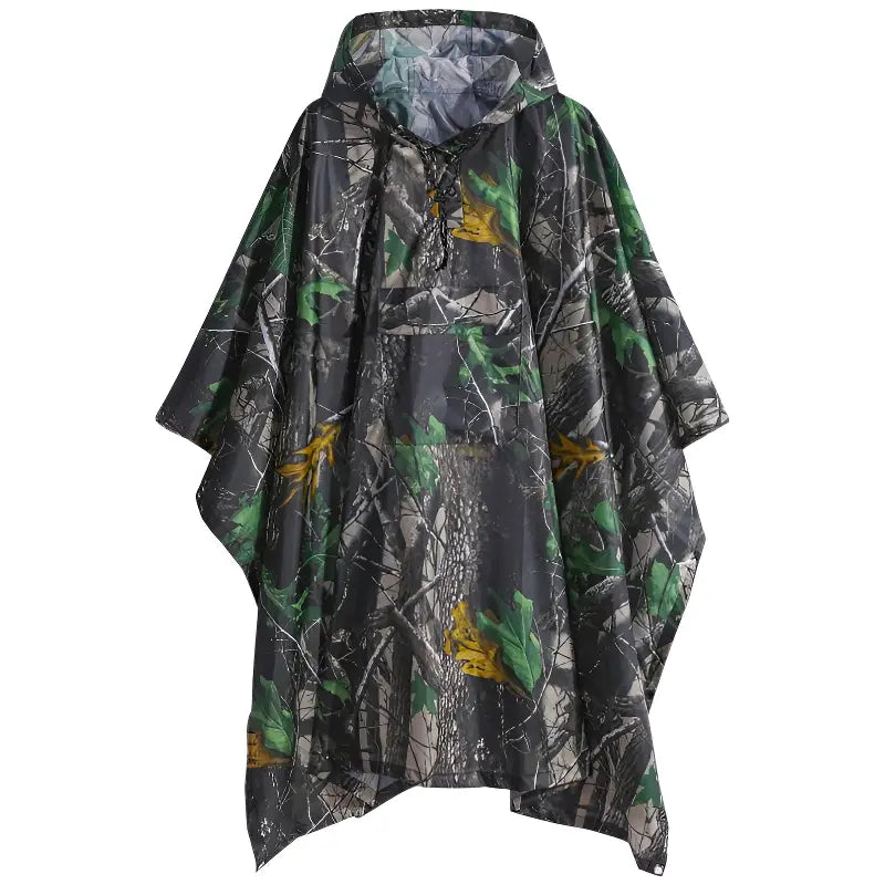 Poncho Imperméable Brandit Ripstop - Noir, Taille Unique, Capuche, Pour Randonnée Et Festival