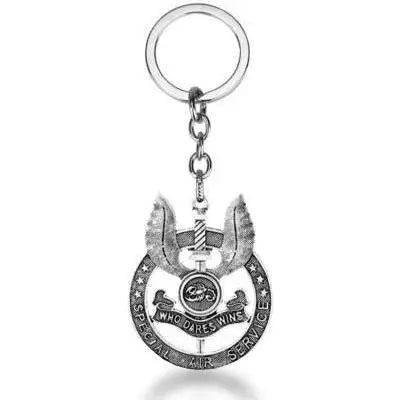 PORTE-CLES MILITAIRE - WHO DARES WINS