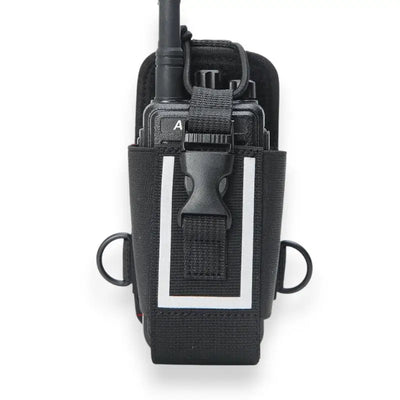 Porte radio avec bandes reflechissant