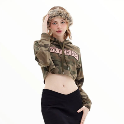 Pull militaire fille