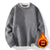 Pull militaire gris