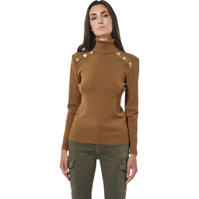 Pull motif militaire femme