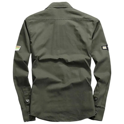 Pull vert militaire homme