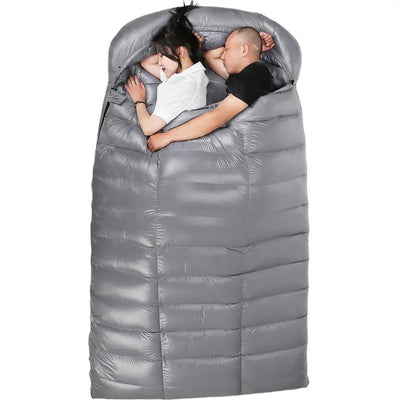 Sac de couchage double duvet