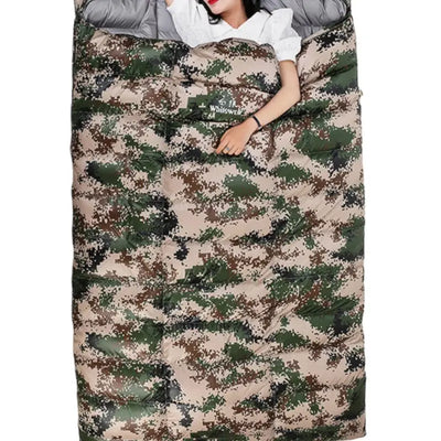 Sac de couchage double duvet