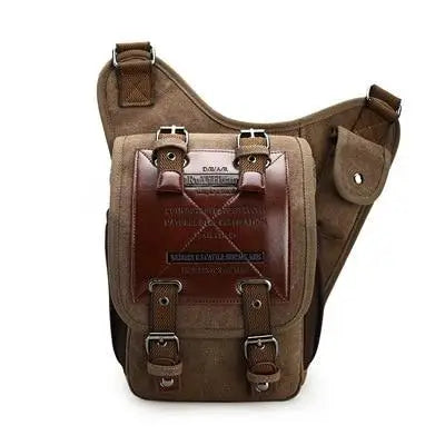 SAC A EPAULE VINTAGE DE TYPE MILITAIRE