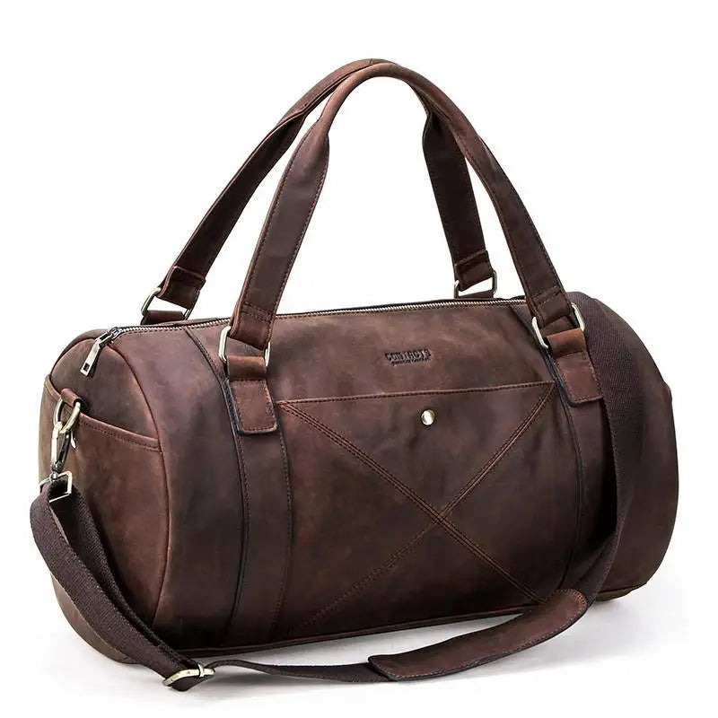 SAC MILITAIRE VINTAGE CUIR DE BUFFLE