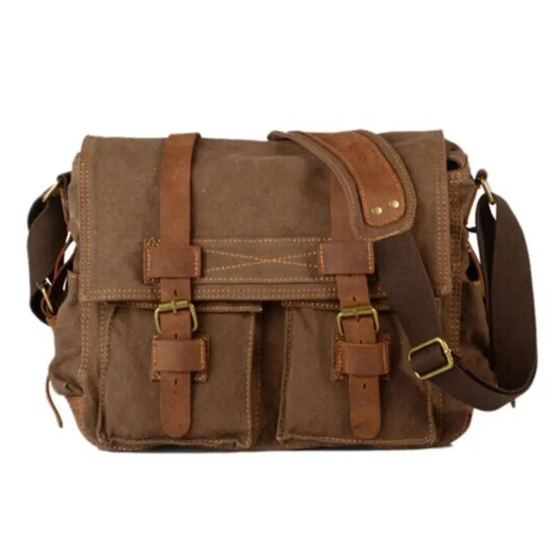 SAC MILITAIRE VINTAGE EN TOILE