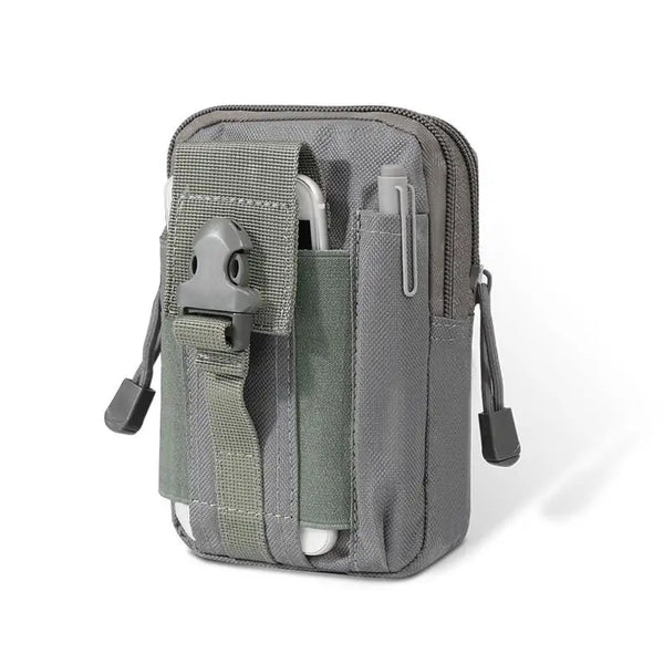 Sac Ceinture Tactique Vintage USA – Ressort Acier, Mousqueton HD – Matériel Militaire