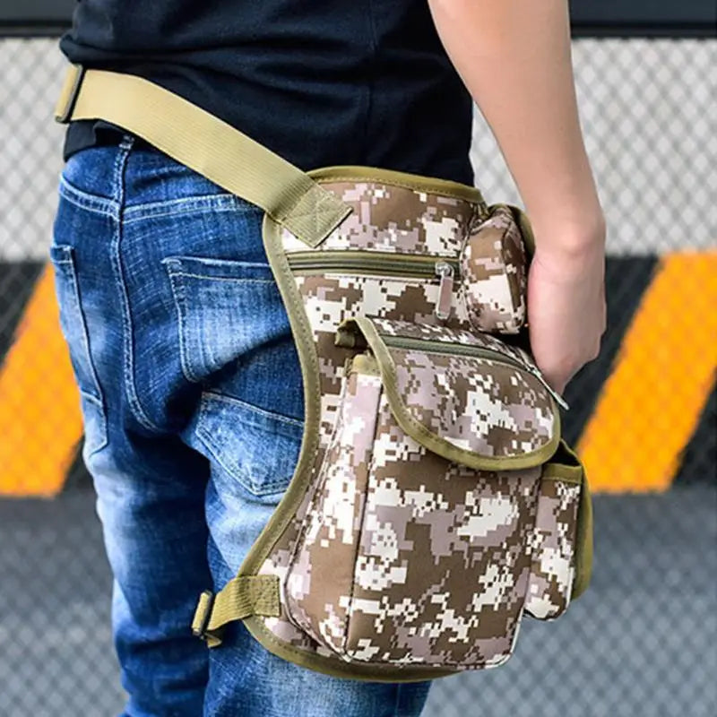 Sacoche jambiere militaire