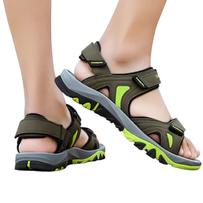 Sandales randonnée à scratch homme